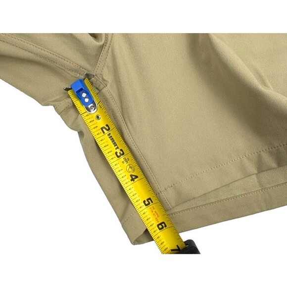 HUK Pursuit Volley Swim Shorts Performance Fishing Khaki Mesh Lined Trunks XL - Picture 9 of 11